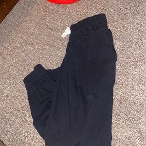 Black joggers for boys